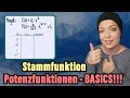 Stammfunktion von Potenzfunktionen: Schritt-für-Schritt erklärt