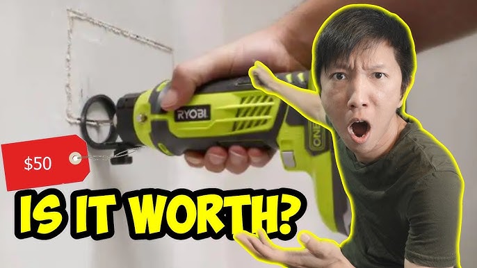 Ryobi 18V Speed Saw Rotary Cutter (Model P531) Review and Demo