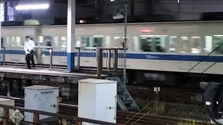 小田急線8000形8256F編成藤沢駅発車