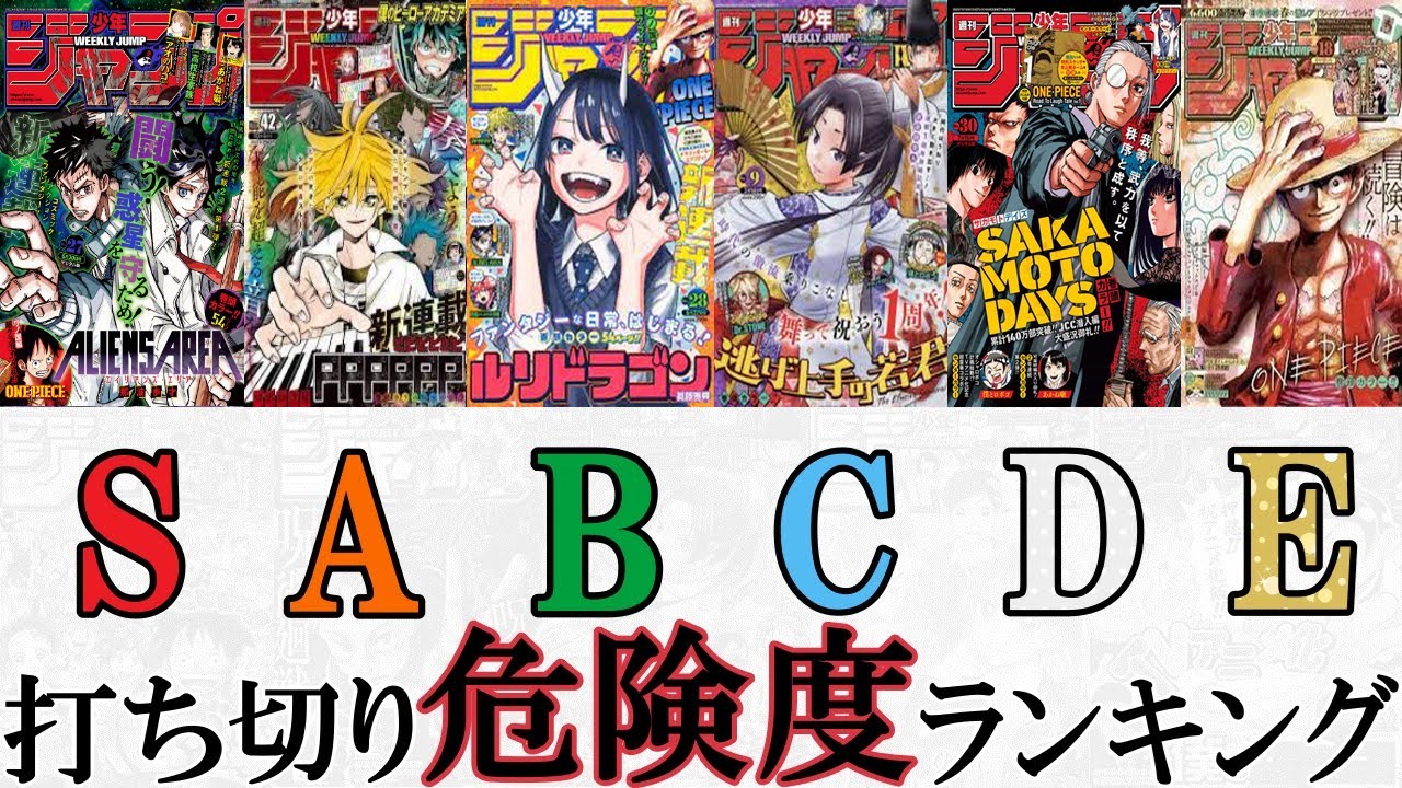 週刊少年ジャンプ 打ち切り危険度ランキング 22年9月 Youtube