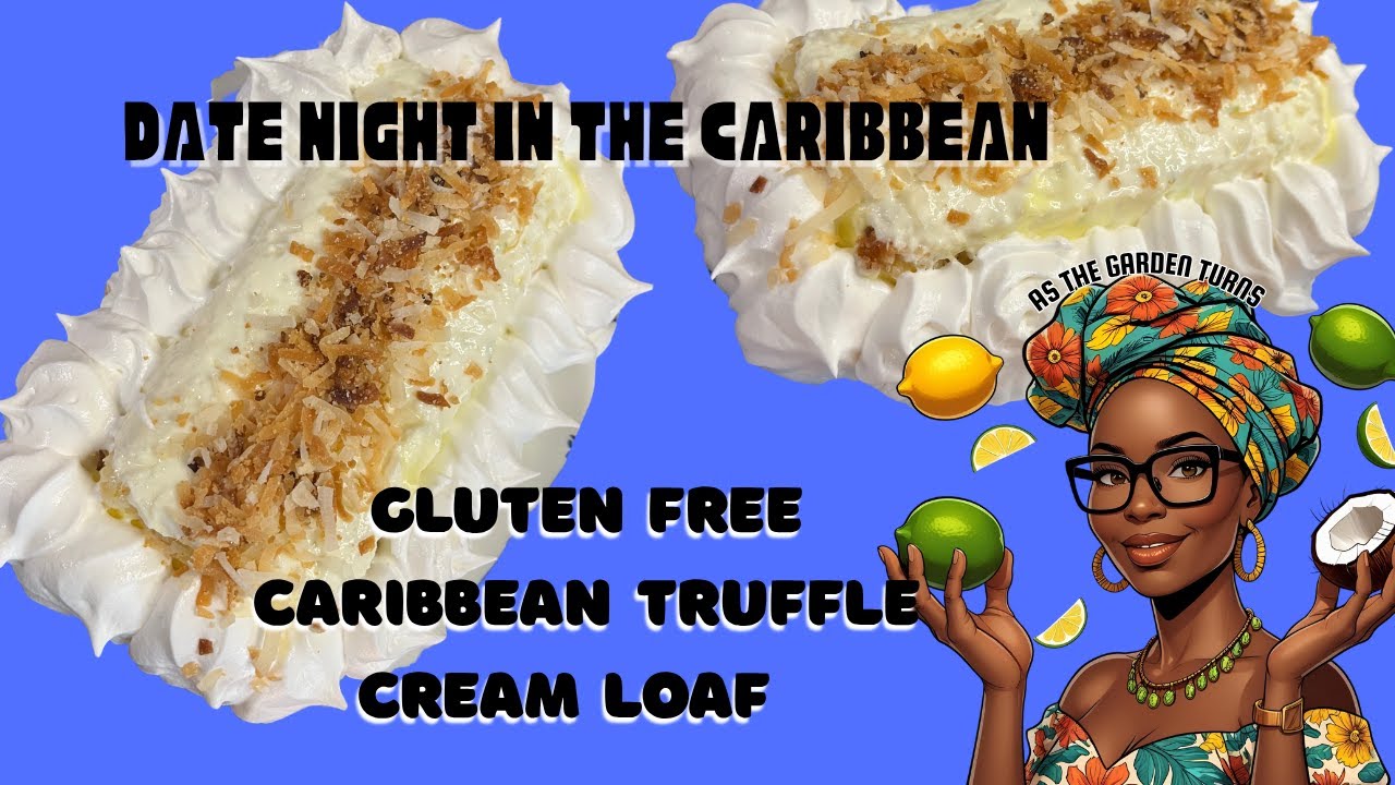 GLUTEN FREE CARIBBEAN TRUFFLE CREAM LOAF! LEMON-LIME & COCONUT CREAM DESSERT! 