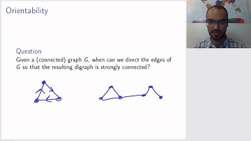 4.3 Connectedness in digraphs & orientability