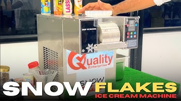 Bingsu Korean Ice Cream Machine | Snow Flakes Ice Cream Machine