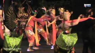 Gandrung kolaborasi Warok Ponorogo & Madura,Parade Budaya 2015