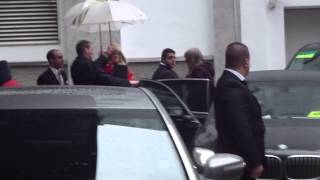 Taylor Swift at her hotel - Frankfurt
