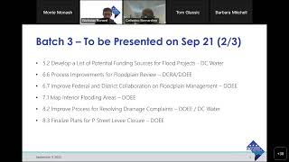 DC Flood Task Force - Governance & Coordination Action Team Meeting September 9, 2022