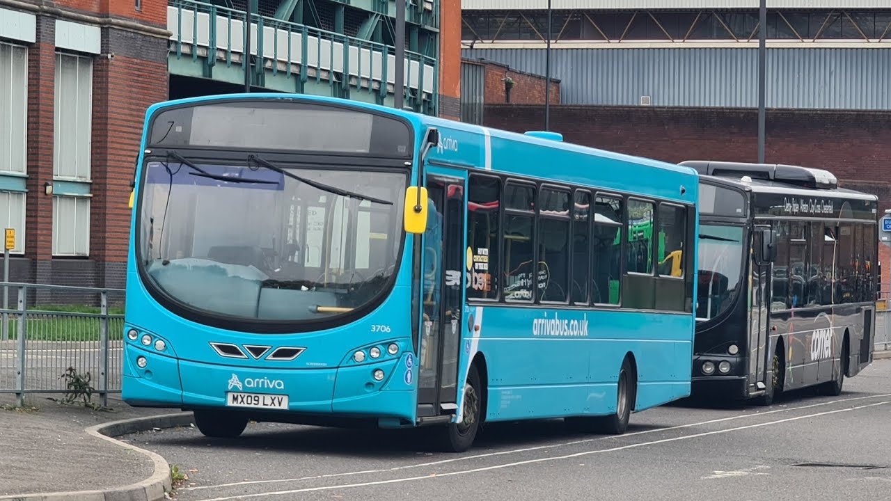 *WHINY VOITH* Ride on Arriva Derby' VDL SB200 Wright Pulsar 2, 3706 (MX09 LXV) - Route 26
