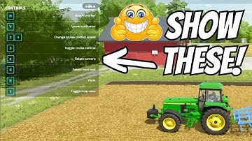 Farming Simulator 22 How to Show Controls (Help Window)