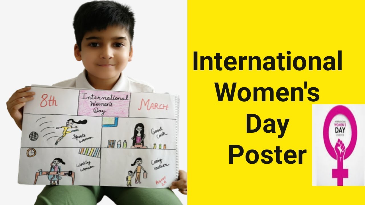 International Women's Day Poster/Drawing| Women's Day Poster ...