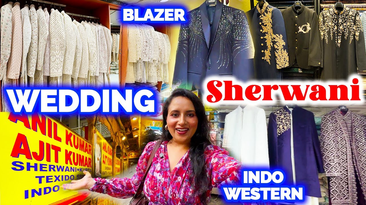 Kolkata Barabazar Sherwani Market | Sherwani for Men Wedding | Anil Kumar Ajit Kumar Blazer Kurta