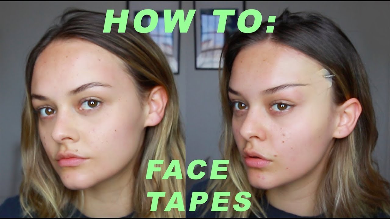 How To Use Face Tapes  Lucy Garland 