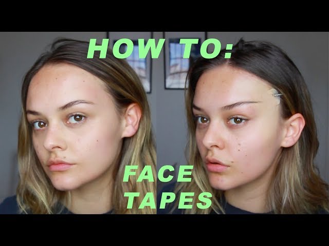 How To Use Face Tapes  Lucy Garland 