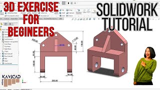 Full U Type bracket for exercise  ll solidworks exercise@kavicaddesigns4908  #cad #mechanicalengineering  News