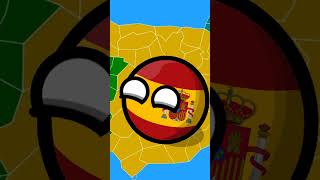 España se convierte en el imperio español #countryballs #shorts