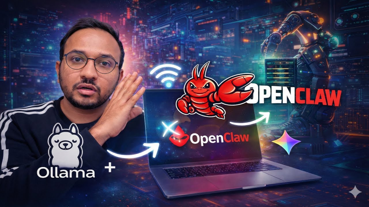 OpenClaw local AI agent setup tutorial showing WhatsApp integration