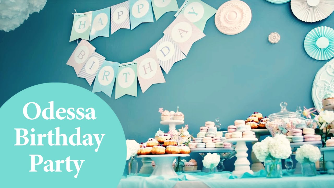 Oh My Look! Odessa Birthday Party YouTube