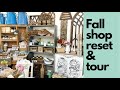 Fall Decor Reset at our Vintage Shop Tour