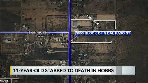 11-year-old boy stabbed to death in Hobbs