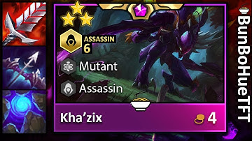 [Full] TFT Mutant Killer Assassin Khazix Carry Assassin Team Comp! TFT 6.5 Khazix | TFT PBE Set 6.5