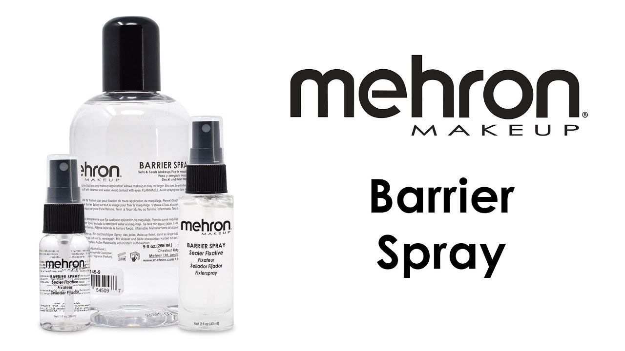How to: Set your makeup with Mehron Barrier Spray 