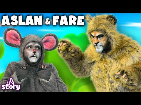 Aslan ile Fare | Türkçe Masallar Hikayeler | A Story Turkish