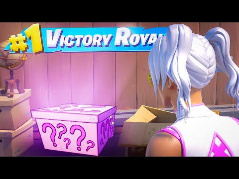 FAIRE TOP 1 Uniquement AVEC les COFFRE mystère SUR FORTNITE 👑