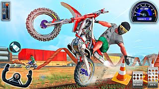 Crazy Bike Stunt Driving Game - Mega Ramp Motorbike Race 3D | Android Gameplay screenshot 4