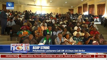 ASUP Strike: Polytechnic Lecturers Call Off 15 Days Old Strike