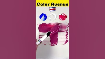 What color do mixed flags make? | part 2🤷‍♂️ |  #satisfyingart #asmr #viral #shorts #short #art