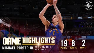 Michael Porter Jr. Full Game Highlights vs. Lakers 🎥