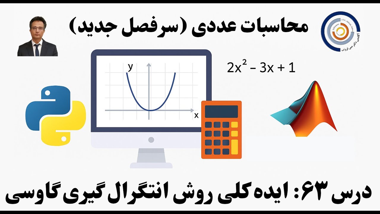 کاربست کامپیوتر در محاسبات عددی درس ۶۳: ایده کلی روش انتگرال گیری گاوسی