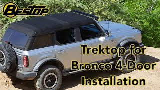 Trektop for 4door Bronco Installation