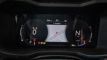 #Mahindra #XUV3XO AX5 (MID) Instrument Cluster Features - Navigation, Display, TPMS, Fuel Economy