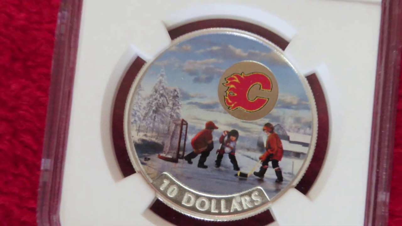 Canada Calgary Flames Silver Coin & Gold Coin Collecting, Stacking, NGC