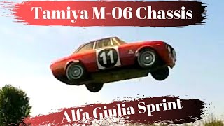 Tamiya M-06 Alfa Romeo Giulia Sprint GTA speed test and bash