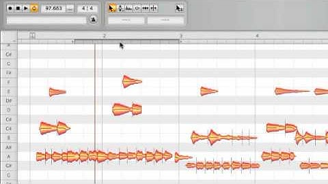 Melodyne Editor | Activating and setting a cycle range