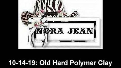 NoraJean.com - How to soften Hard Polymer Clay Part 1