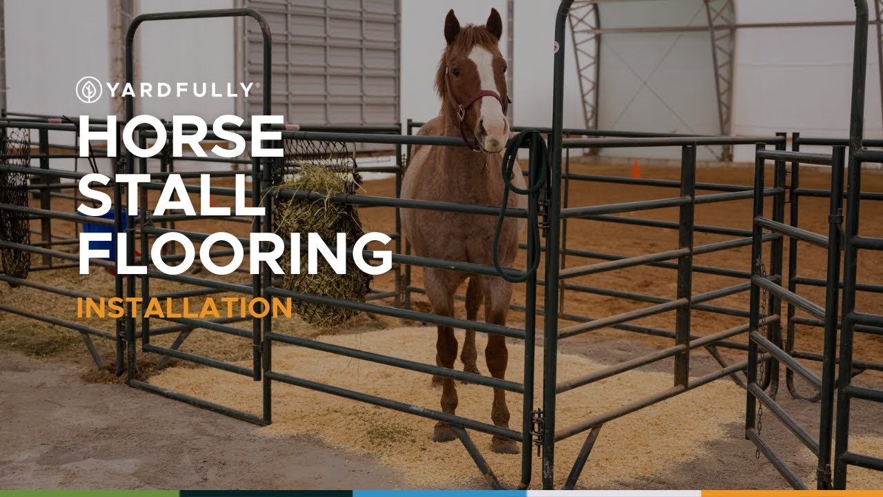 Equustall Horse Stall Flooring Installation Process For A Comfortable Equustall Horse Stall Flooring Installation Process For A Comfortable