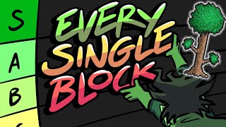 Ranking ALL Blocks in Terraria | Every Block Tier List | Terraria 1.4.4