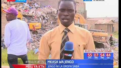 Jengo la ghorofa saba laporomoka Embakasi