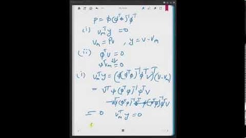 Validation of Projection Operation