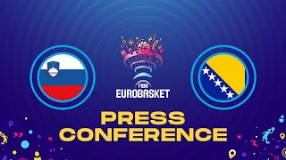 Slovenia v Bosnia and Herzegovina - Press Conference