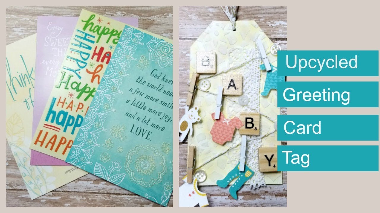 Upcycled Mixed Media Tag Using Dollar Tree Cards YouTube upcycled-mixed-media-tag-using-dollar-tree-cards-youtube