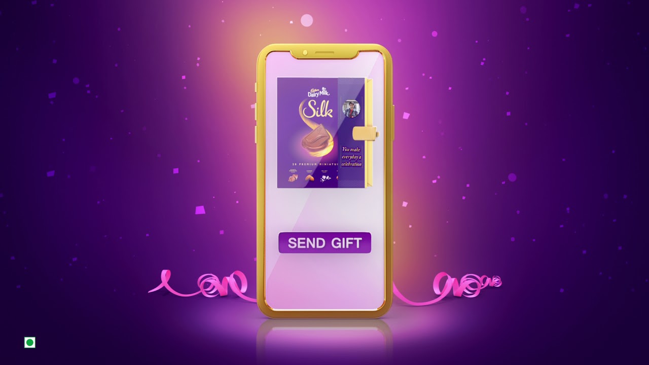 Cadbury Silk Gifting personalisation film 10 sec YouTube