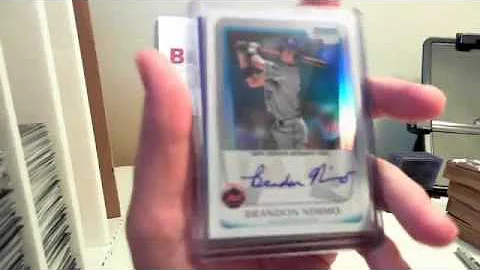 2011 Bowman Draft BDPP case 11 recap video Superfractor