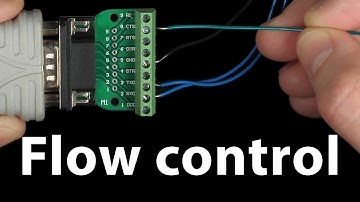 RS232 flow control