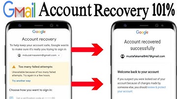 google account recovery 2023 || too many failed attempts gmail || email recovery kaise kare