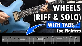 Foo Fighters - Wheels (RIFF and SOLO with TABS)