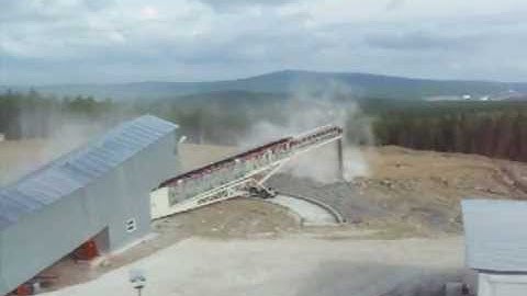 TS 1242 Radial Telescopic Stockpiling from Fixed Crushing Plant