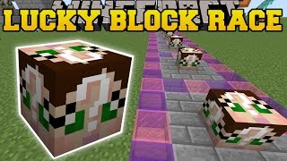 Minecraft: GAMINGWITHJEN LUCKY BLOCK RACE - Lucky Block Mod - Modded Mini-Game